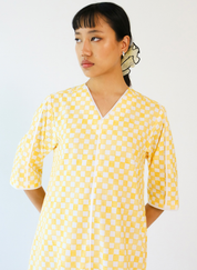 Svalbard Checkered Dress