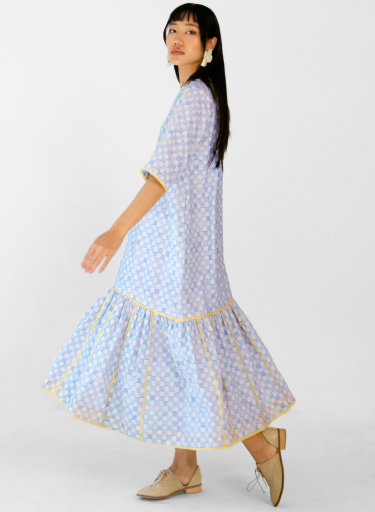 Svalbard Checkered Dress