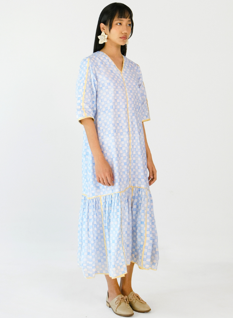 Svalbard Checkered Dress