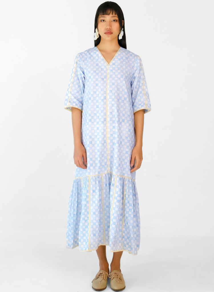 Svalbard Checkered Dress