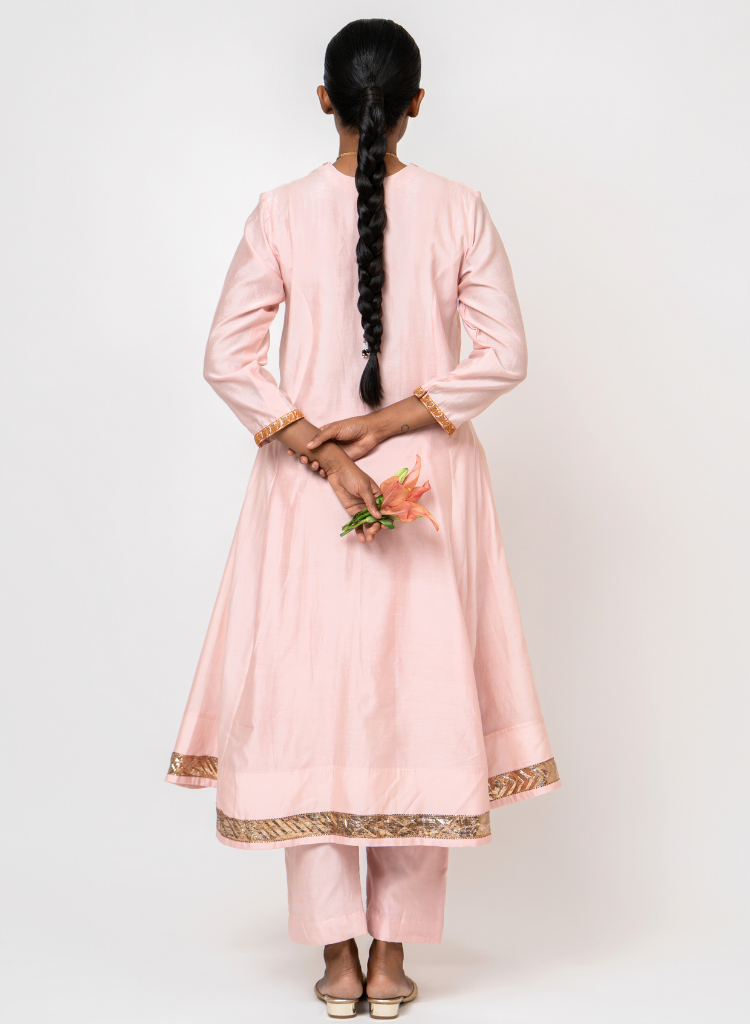 Swan Anarkali Set