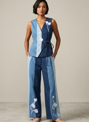 Sylvia Panelled Waistcoat