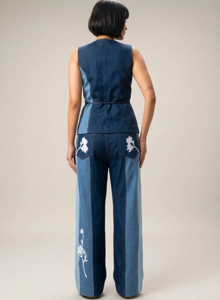 Sylvia Panelled Waistcoat