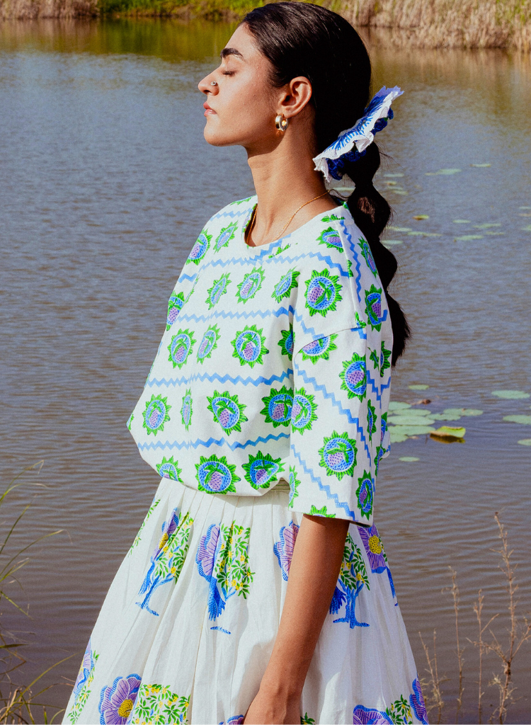 Blue Mango Bawari Set