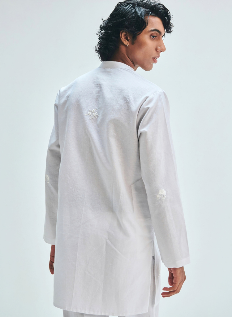 Taj Band Collar Kurta