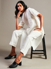 Taj Half Sleeve Kurta Set