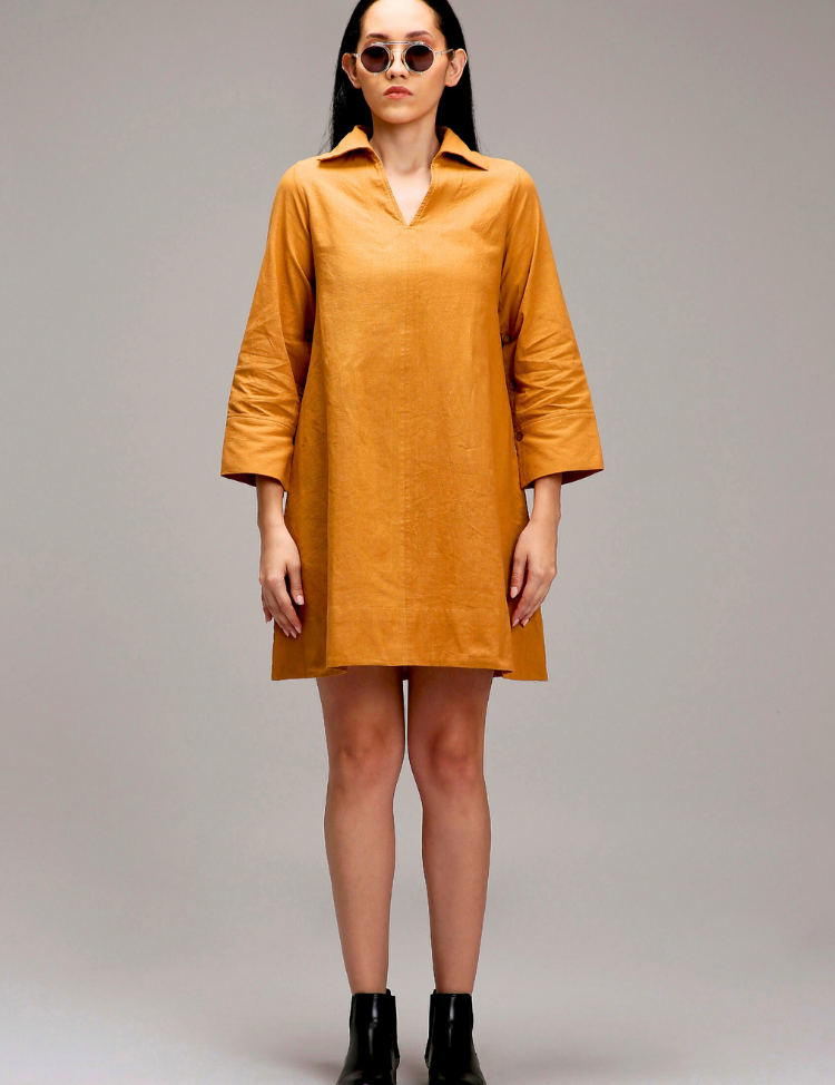 Tan-Brown-A-Line-Shift-Dress-A.png