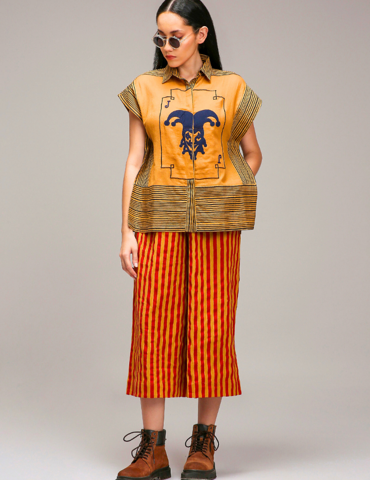 Tan-Brown-Joker-Shirt-Capre-Set-A.png