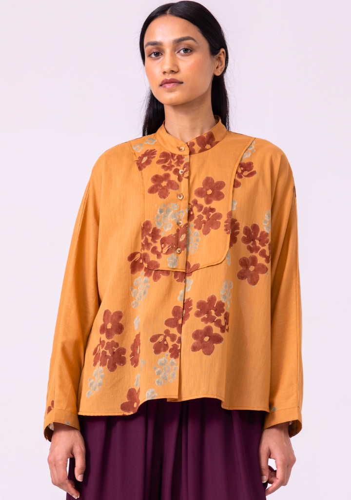 Taro Floral Top