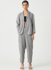 Kasane Striped Jacket Set
