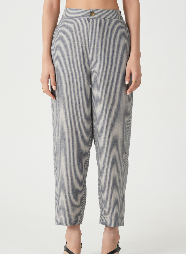 Kasane Striped Jacket Set