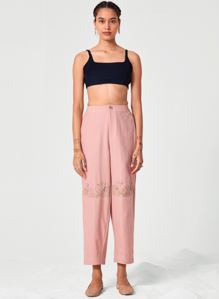 Tatejima Embroidered Pants