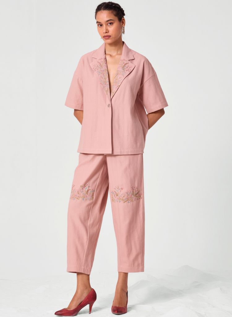 Tatejima Embroidered Pants