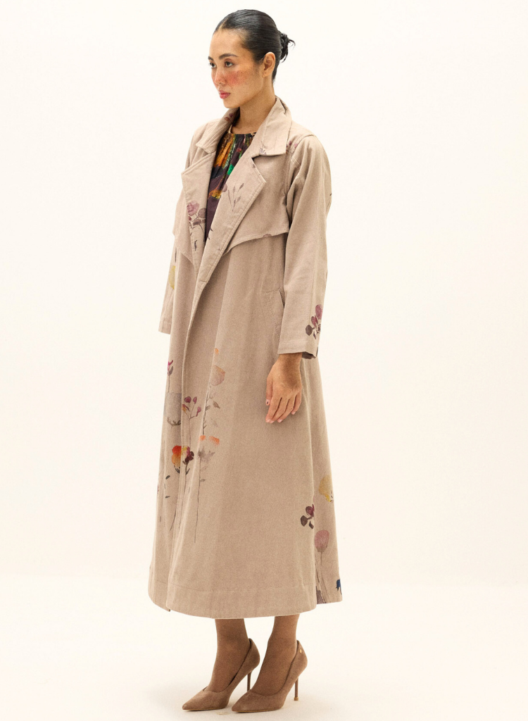 Taupe Trench Coat