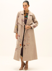 Taupe Trench Coat