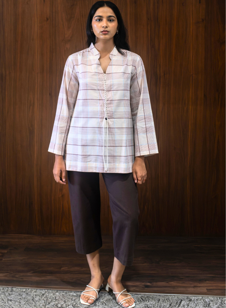 Tea Rose Braided Blouse