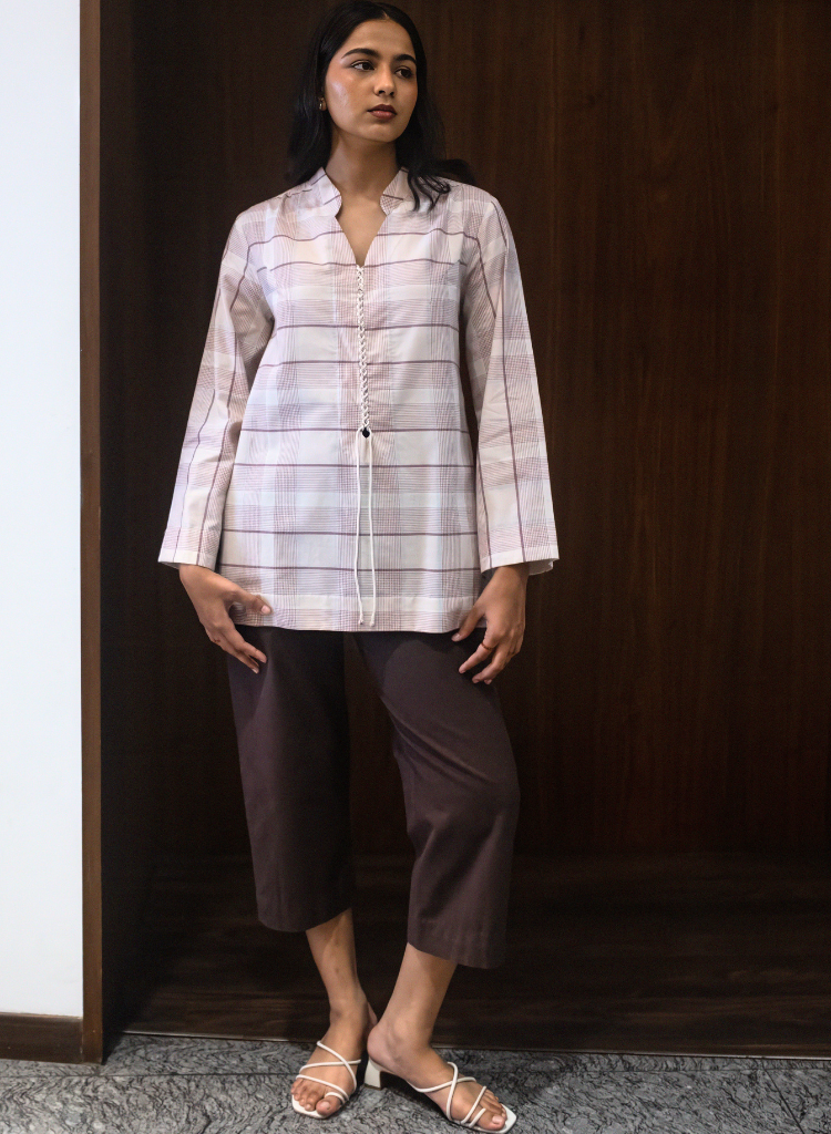 Tea Rose Braided Blouse