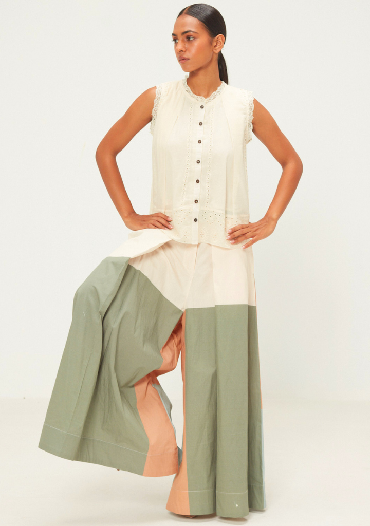 Teal Dune Pants