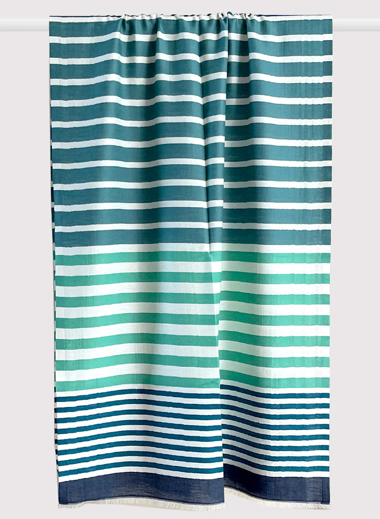 Teal Green Streaks Stole