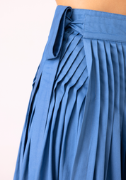 Tereza Pleated Wrap Skirt