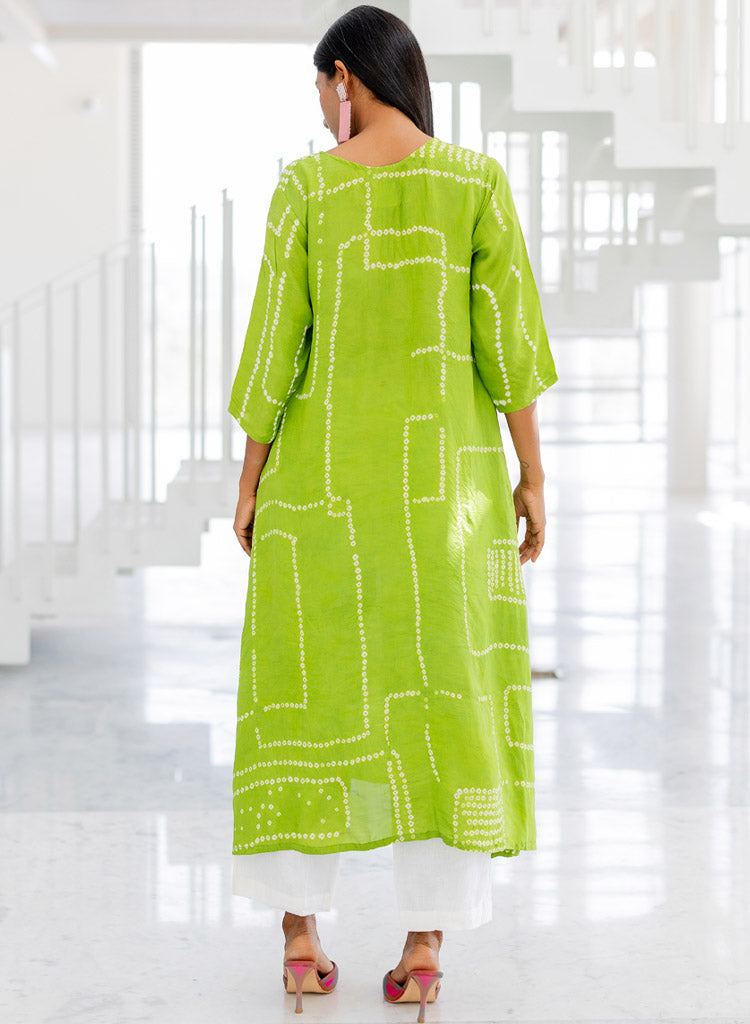 Terra Bandhej Kurta Set
