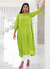Terra Bandhej Kurta Set
