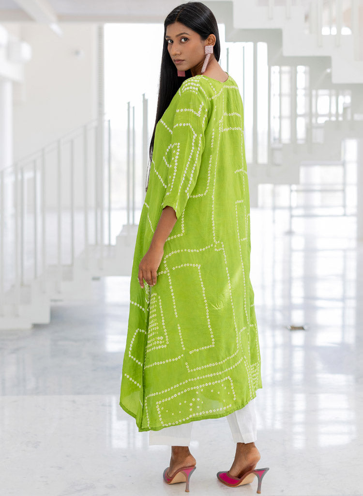 Terra Bandhej Kurta Set