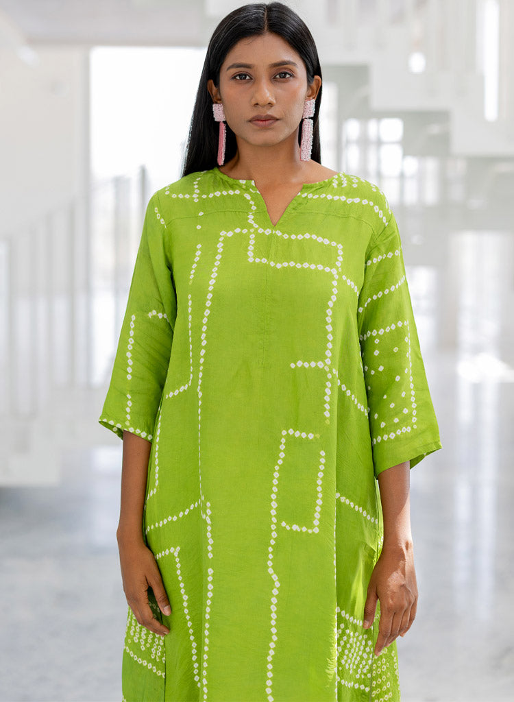 Terra Bandhej Kurta Set