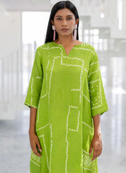 Terra Bandhej Kurta Set