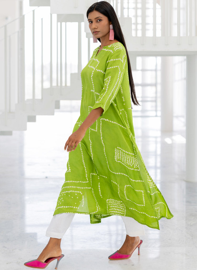 Terra Bandhej Kurta Set
