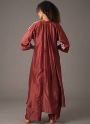 Texcher Gather Dress Scarf Set