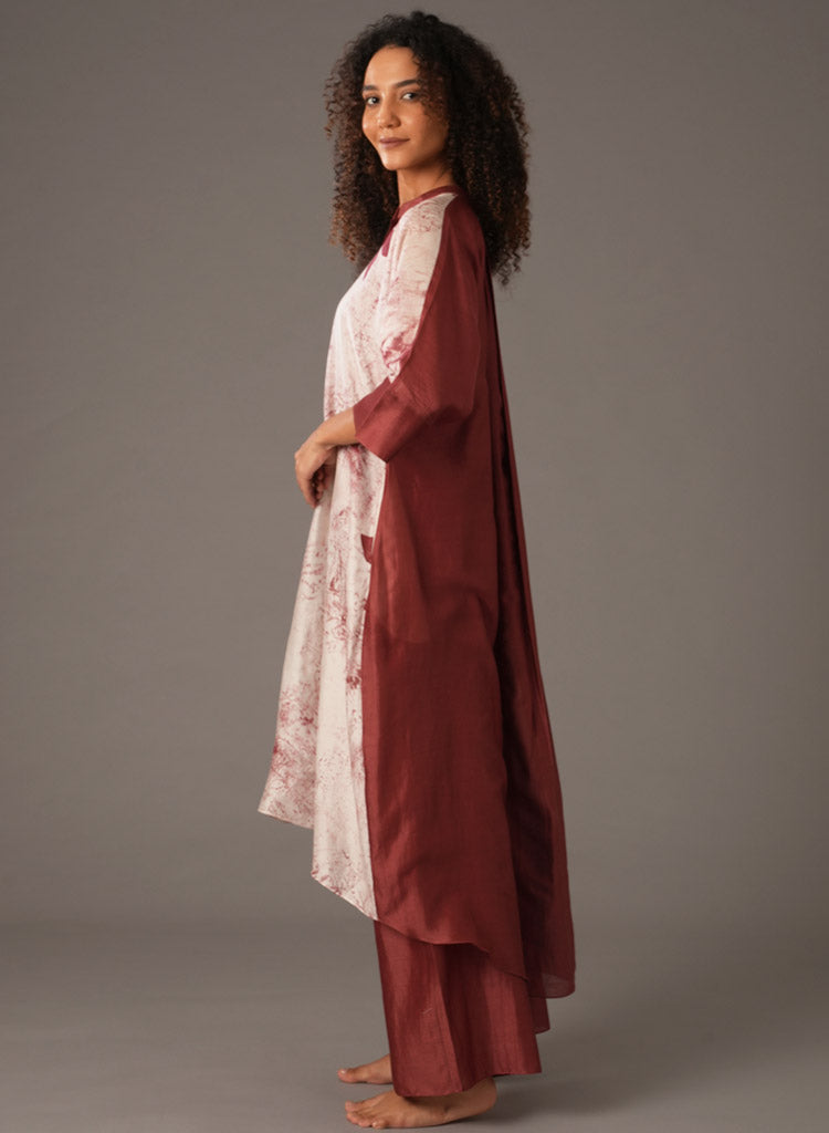 Textured Dress Scarf Set