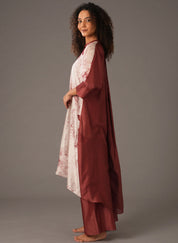 Texcher Gather Dress Scarf Set