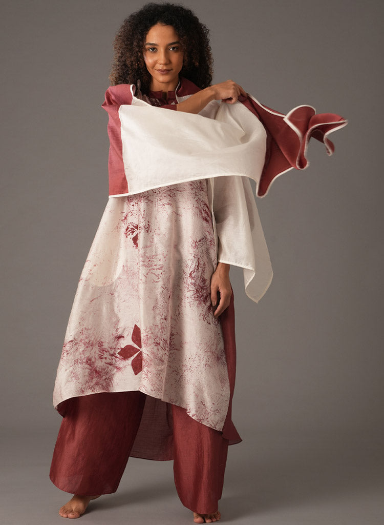 Textured Dress Scarf Set