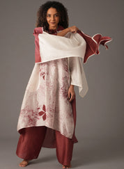 Texcher Gather Dress Scarf Set