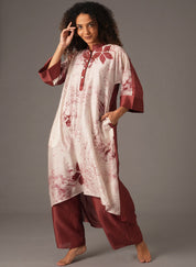 Texcher Gather Dress Scarf Set