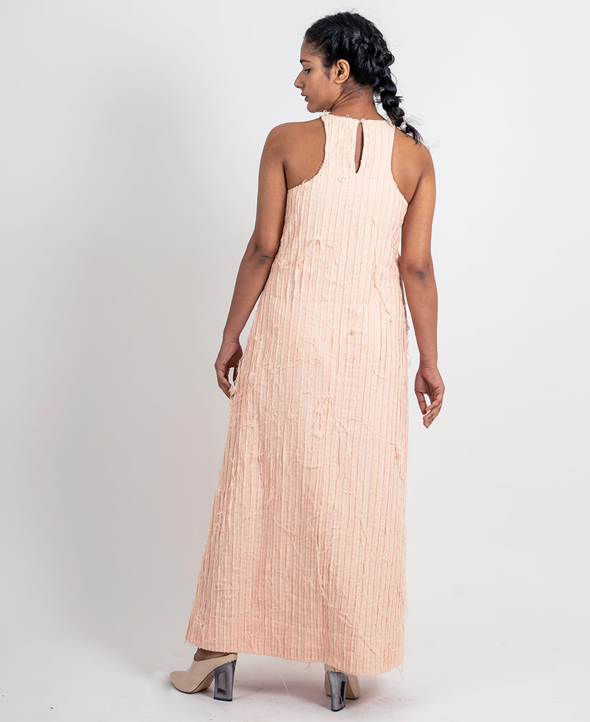 Textured Halter Dress