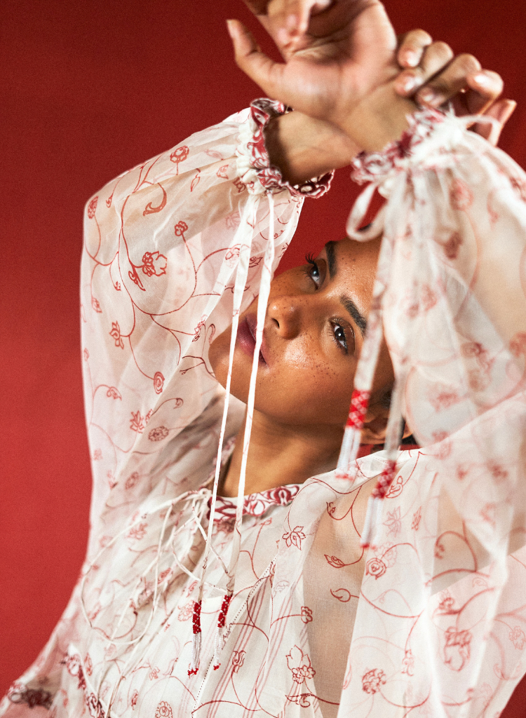 Thanaya Organza Tier Dress