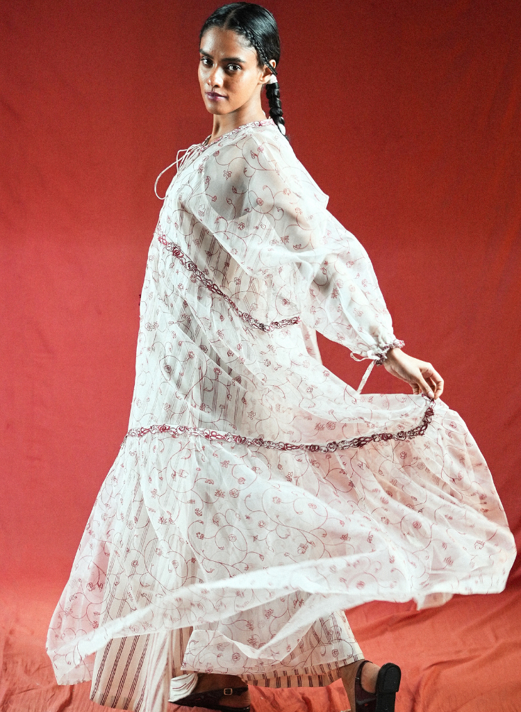 Thanaya Organza Tier Dress