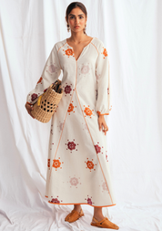 Thandai Peasant Dress
