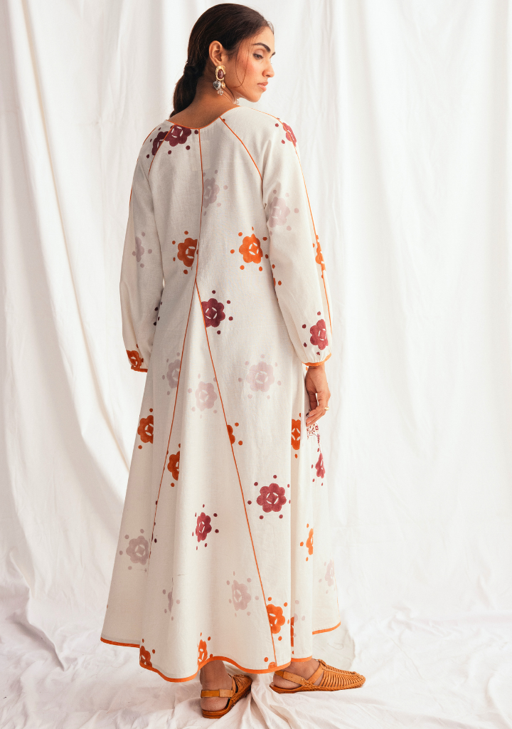 Thandai Peasant Dress