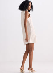 Cotton Tweed Shift Dress