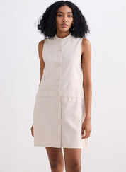 Cotton Tweed Shift Dress