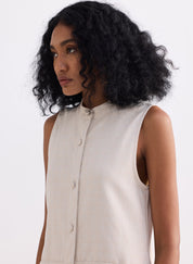 Cotton Tweed Shift Dress