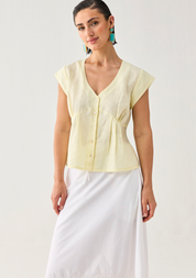 The Deep V Neck Top