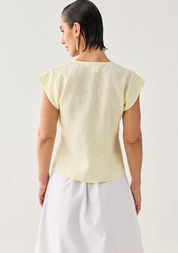 The Deep V Neck Top