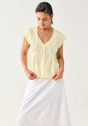 The Deep V Neck Top