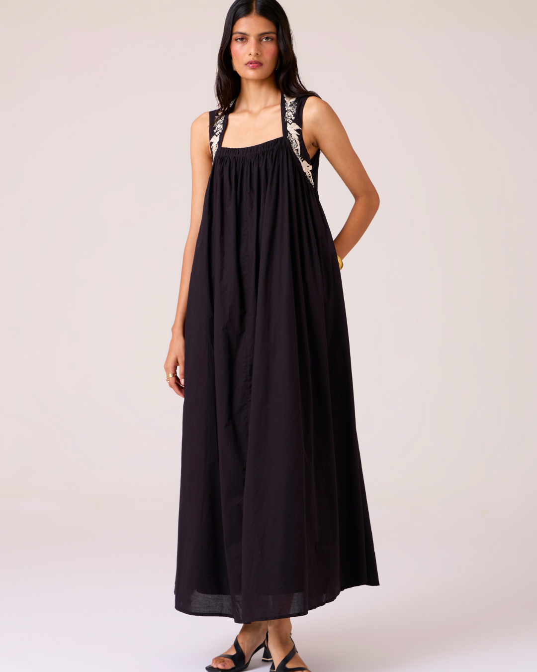 Themis Embroidered Dress