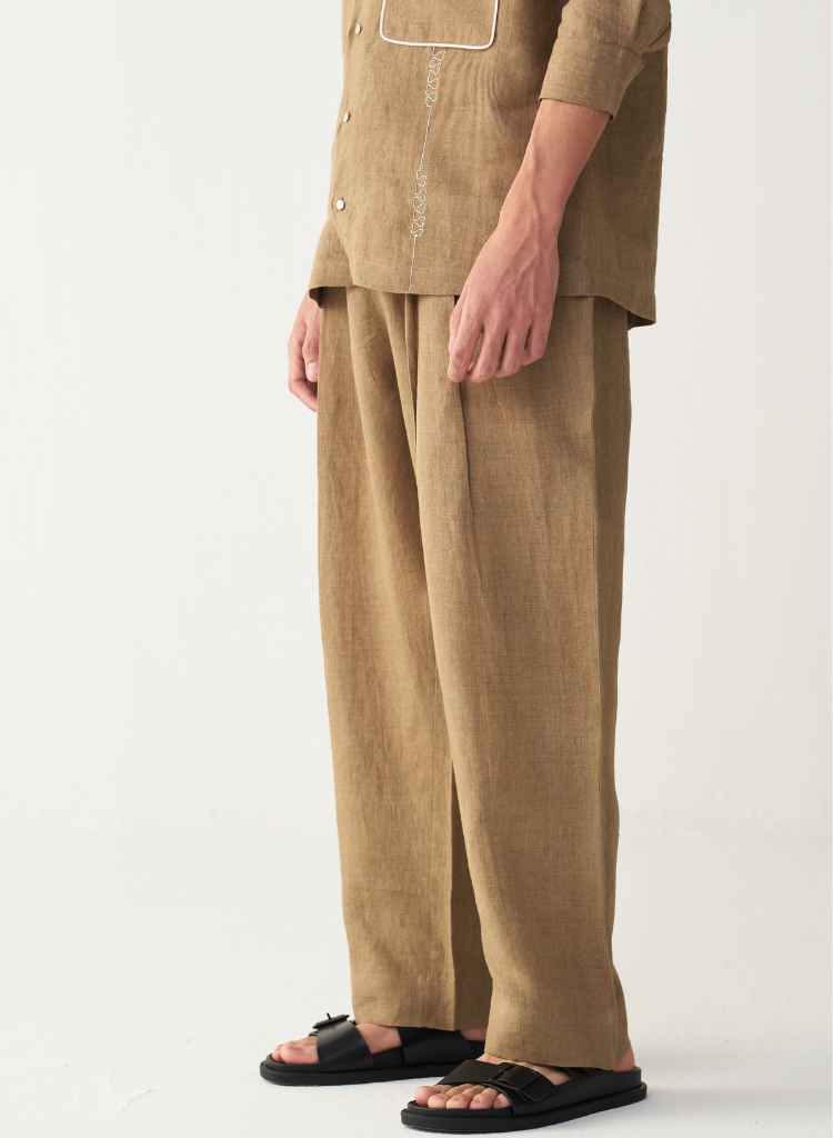Three Pleat Pants