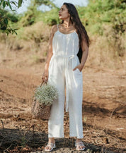 Tie Up Strap Jumpsuit